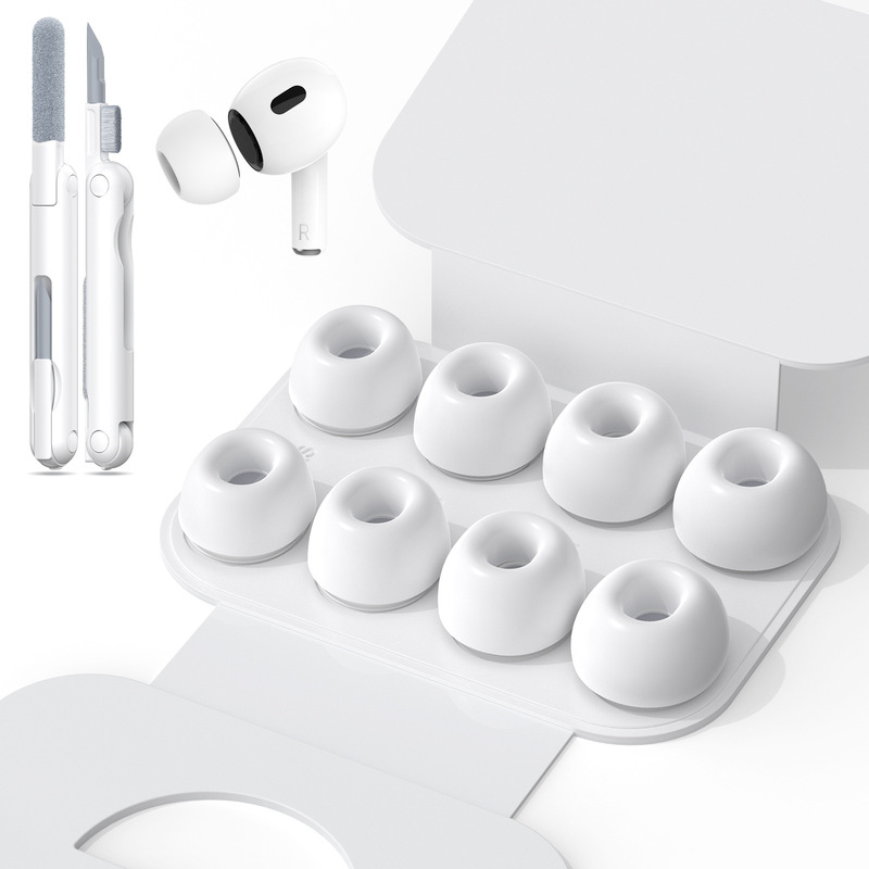 Suitable for Airpodspro2 Generation Earbud Cleaning Set, Apple Earphones, Silicone Ear Caps, AirPods Bluetooth Earphones Suitable for Airpodspro2 Generation Earbud Cleaning Set, Apple Earphones, Silicone Ear Caps, AirPods Bluetooth Earphones