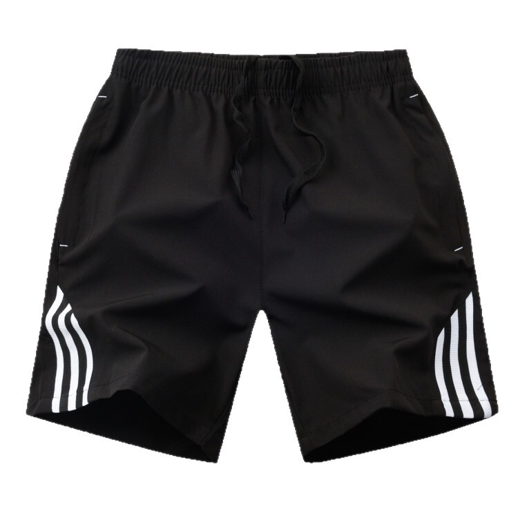 Cross-border 5XL - 8X tres barras pantalones cortos de verano delgados sueltos pantalones deportivos casuales de verano para hombres