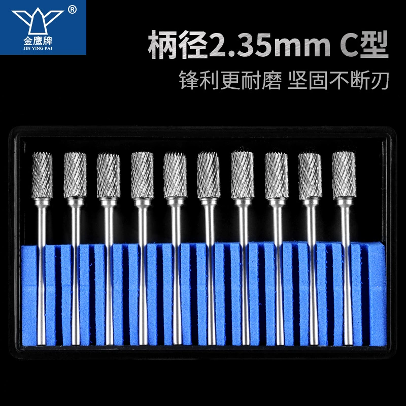 Бренд Golden Eagle маленькая ручка из твердого сплава роторный напильник из вольфрамовой стали фреза металлическая Шлифовальная головка диаметр ручки мм C2, 35 мм