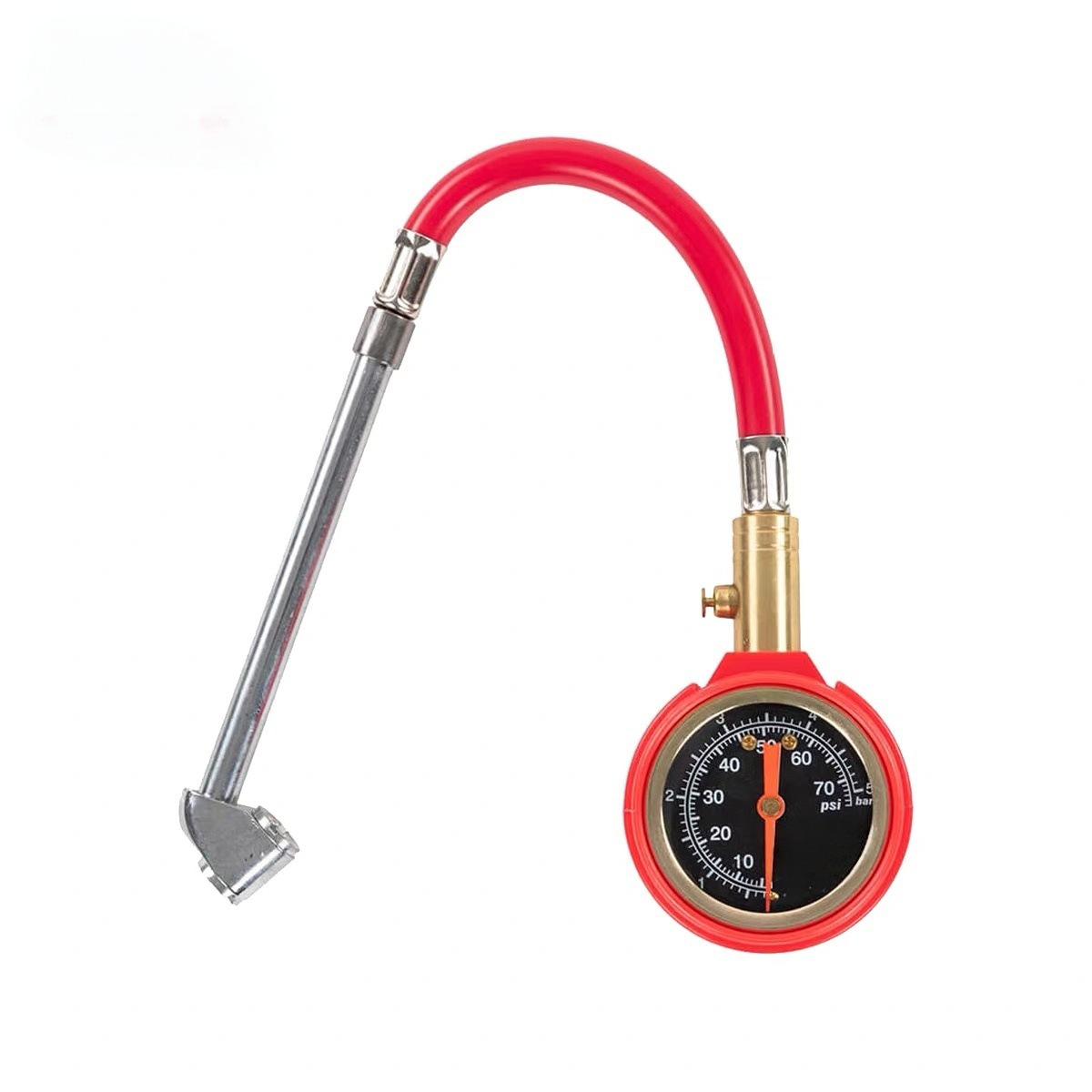 Cross-border car tire pressure gauge, quick deflation test, tire mechanical pressure monitoring, pointer-type tire pressure gauge, wholesale