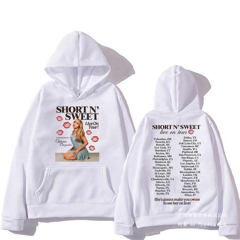 Please, Please, Please, Please, Hooded Sabrina Carpenter Polyester Hip-Hop Sweatshirt with Pockets, Fashionable Clothing Ro