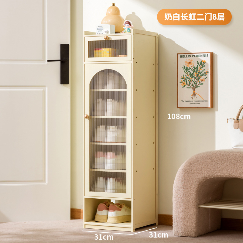 鞋柜家用门口2025新款分层隔板小窄入户门收纳柜出租屋经济型鞋架|undefined