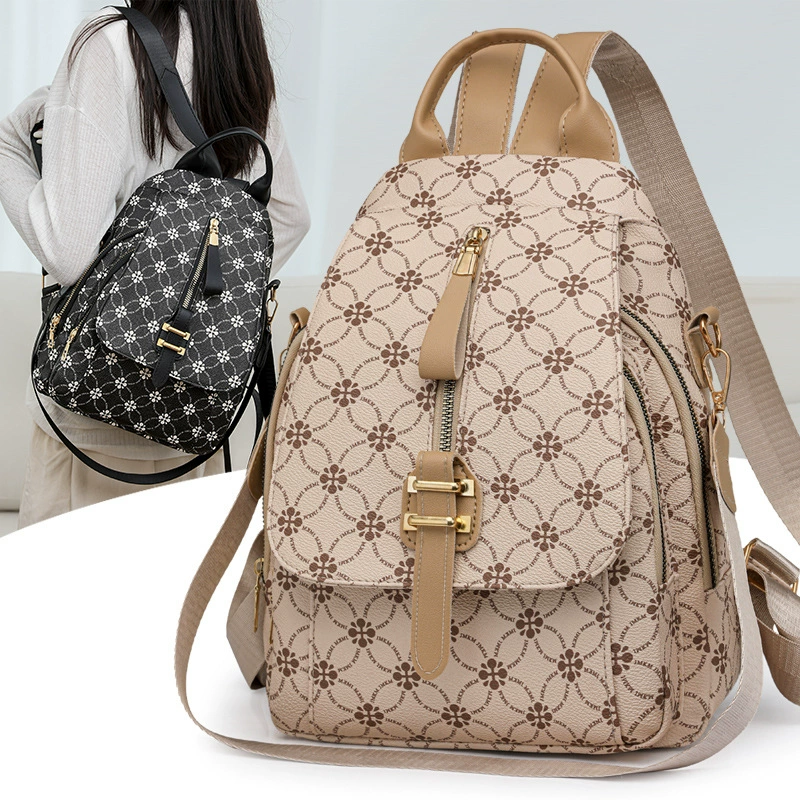 Backpack, shoulder bag, fashionable capacious universal one-shoulder bag, Korean style