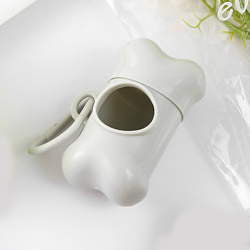 Pet Waste Bag Dispenser Companion Mini Bone Shaped Waste Box Pet Supply
