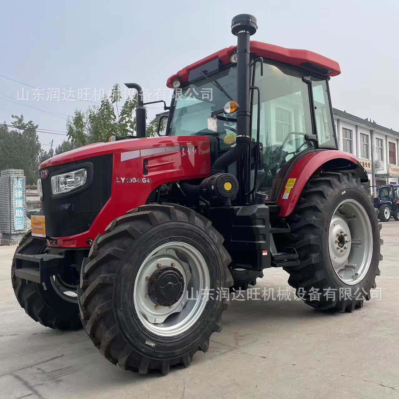 东方红100马力耕地起垄四轮拖拉机  四驱开沟起垄除草机大马力