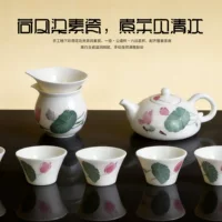 【七夕限定】手工彩绘茶具套装|立秋茶礼 非遗釉下彩功夫茶器 送女友教师节礼物