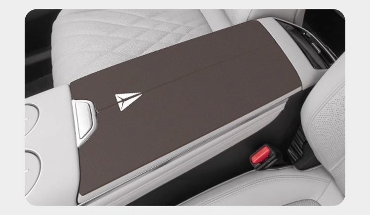 Suitable for Dark Blue S07 Car Modification Supplies Special Armrest Box Pad S7 Armrest Cover Anti-Slip and Anti-Wear Protective Cover