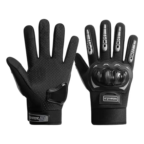 Motorcycle Gloves Touch Screen Rider Motorcycle Racing Gloves Riding Motorcycle Shell Protective Motorcycle Long Finger Gloves