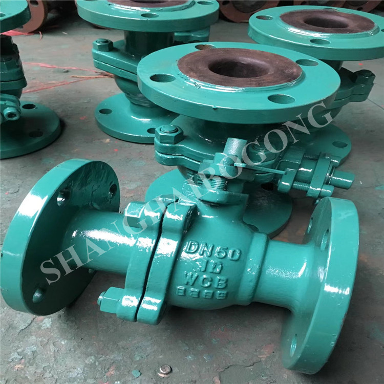 法兰衬胶球阀 DN25-DN300 Q341J-16C WCB 渤工阀门厂家