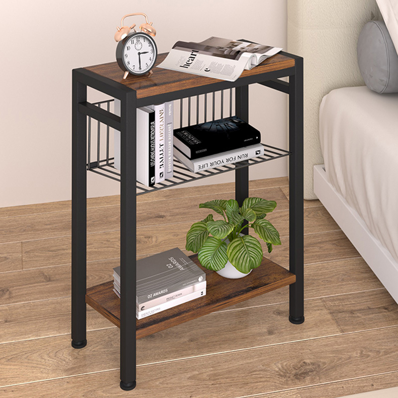 Cross-Border Iron Art Storage Rack, Modern and Simple Multi-Layer Storage Shelf, Living Room Sofa Side Table, Bedroom Bedside Table Cross-Border Iron Art Storage Rack, Modern and Simple Multi-Layer Storage Shelf, Living Room Sofa Side Table, Bedroom Bedside Table