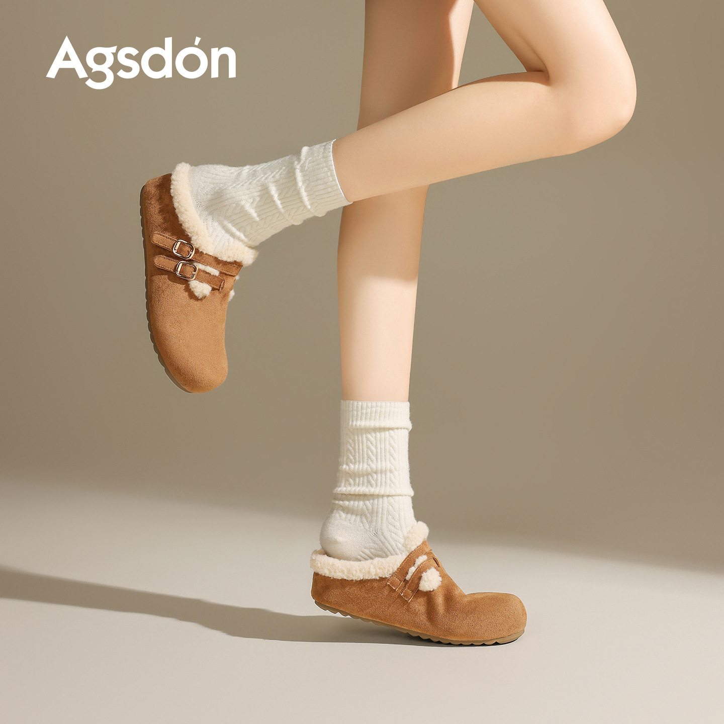 2026 nuevos zapatos de algodón de primavera con suela gruesa para mujeres, botas de nieve.