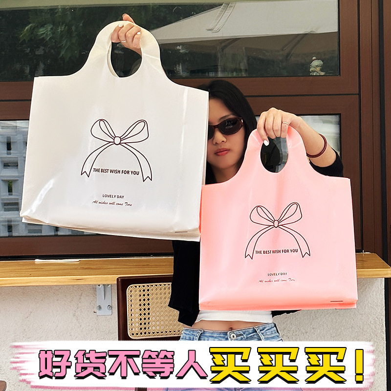 Linen bag with bow