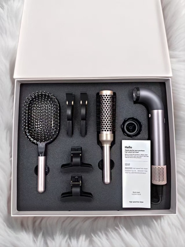 HD18 某森水曲管風吹き出し機 電気ヘアドライヤー 家庭用ヘアドライヤー エアブラシセット 高速 華強北|undefined