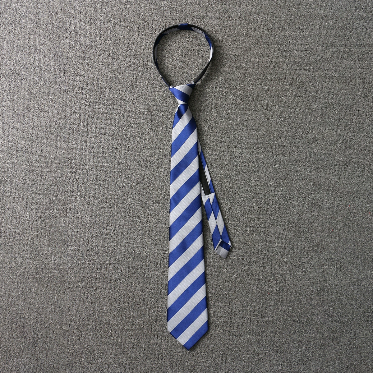 JK регулируемый галстук на молнии в японском стиле для студентов мужского и женского пола, рубашка без завязок в студенческом стиле, официальное украшение в виде полосатого галстука