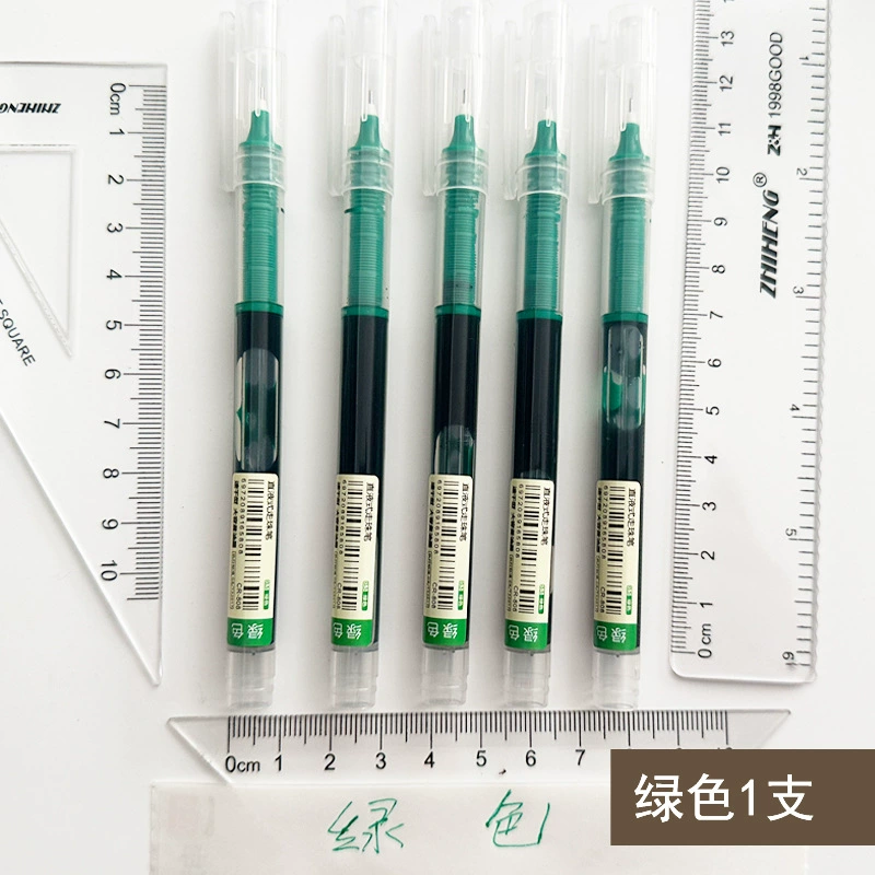 Роллерперовая ручка Quick-Dry, наконечник 0.5 мм, цветные цвета для начальной школы, один или 12 шт