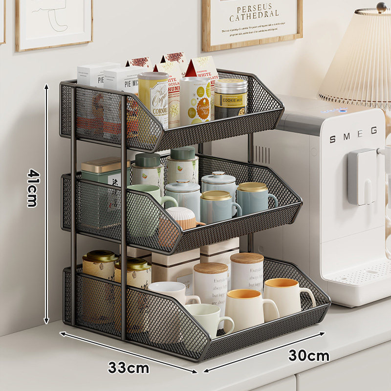 Estante Organizador de Escritorio Multicapa para Escritorio y Cocina
