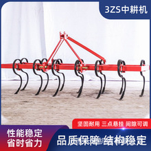中耕机3ZS系列弹齿犁腿松土机深耕机拖拉机农用四轮弹齿深松机