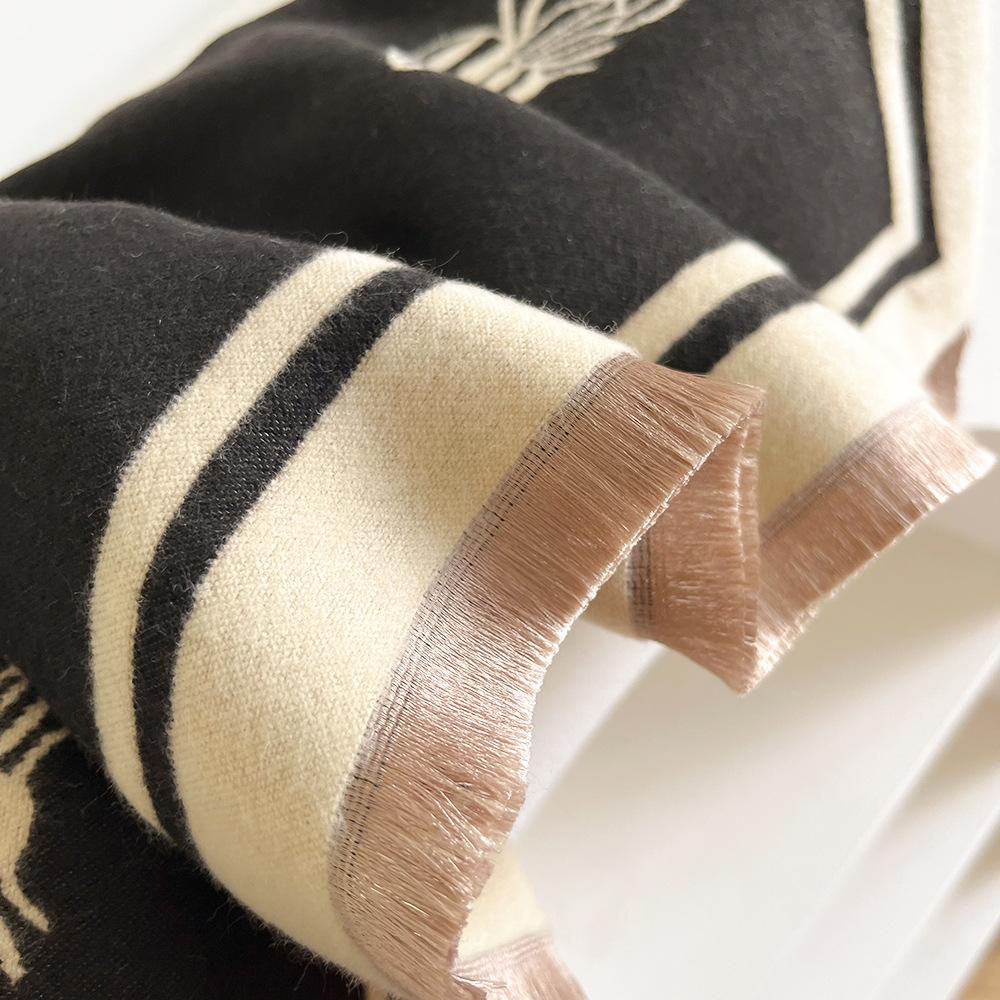 Herbst und Winter neue Imitation Kaschmir Schals für Frauen mit einem Sinn für Luxus, vielseitig Temperament, elegant_voghion.com