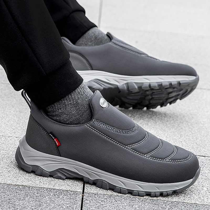 Zapatos para hombres de edad avanzada ensanchados y altos zapatos para caminar parejas de un pie zapatos antideslizantes de papá un cabello