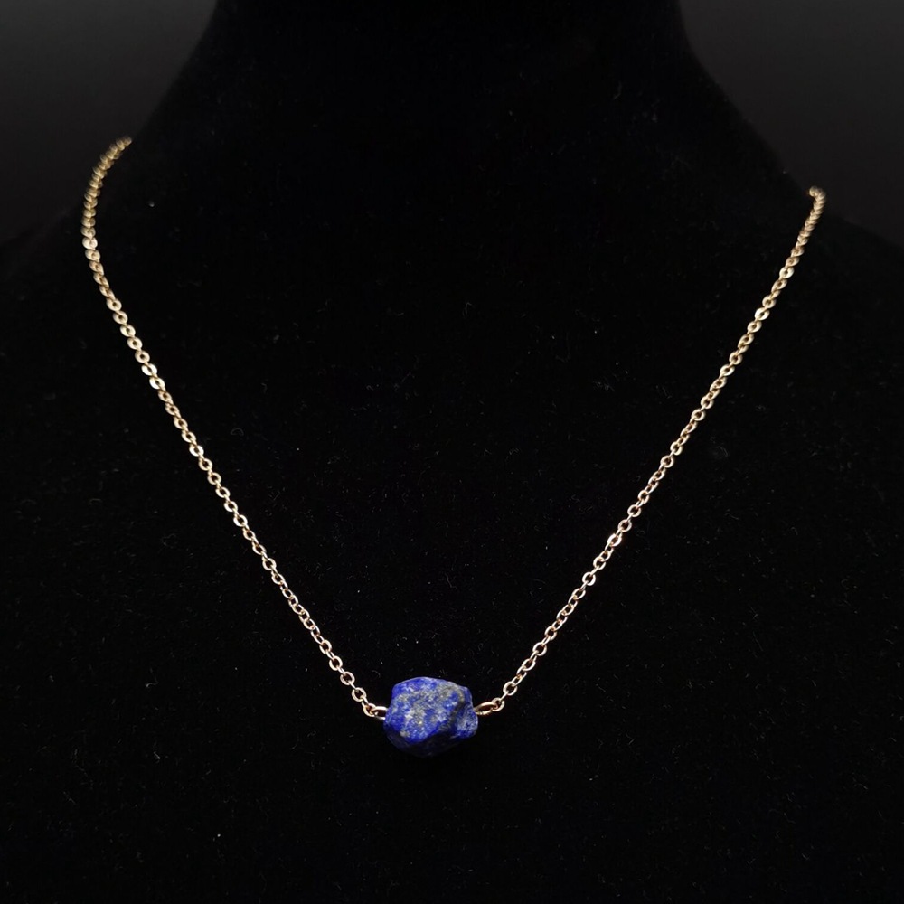 Fashion Geometric Agate Plating Natural Stone Necklace 1 Piece