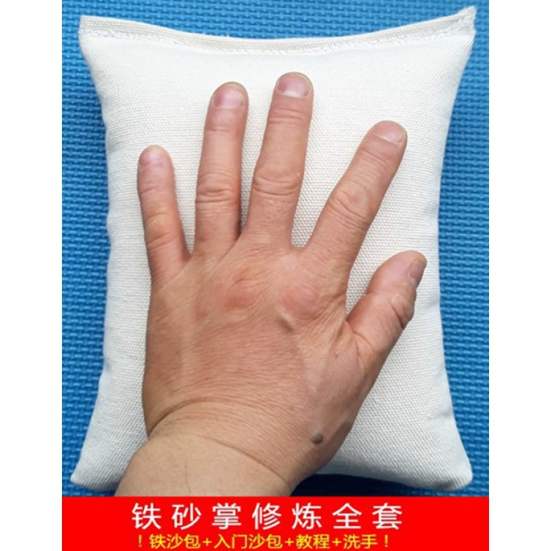 Железный песочный мешок с пальмой, традиционные боевые искусства, холст, обучающее руководство по переноске веса, стальной песок, железный мешок с песком, настенная мишень