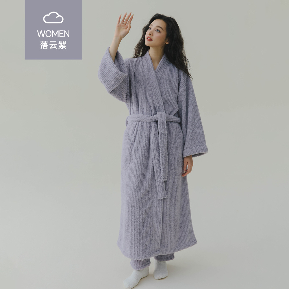 Luoyun purple nightgown + pants-women
