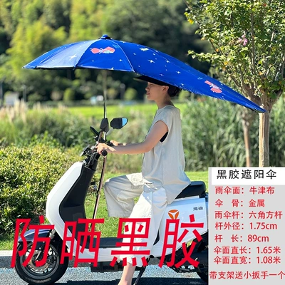 Elektromobil üçün ön şüşə çətiri (günlük), Sunshade Umbrella, Sun Protection Canopy - starry-sky-girl-extended-vinyl-umbrella-a-stand-default-item