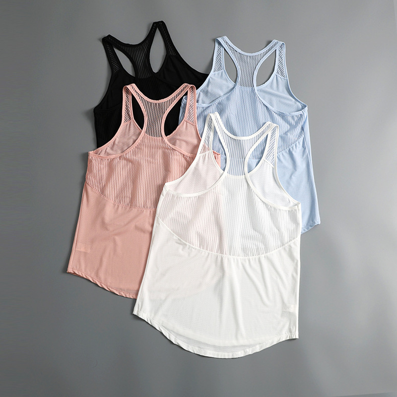 Fitness Clothing Beauty Vest Women's Thin Loose Quick-drying I-word Sleeveless Sports Blouse Morning Run Step Riding Yoga Clothes for Summer Fitness Clothing Beauty Vest Women's Thin Loose Quick-drying I-word Sleeveless Sports Blouse Morning Run Step Riding Yoga Clothes for Summer