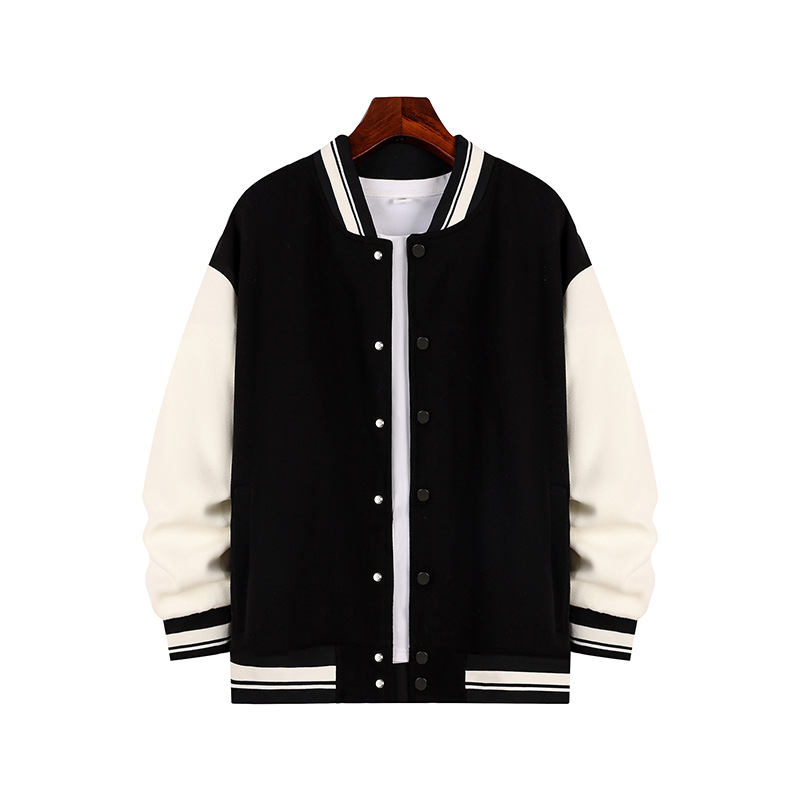 Silver Fox Velvet Drop-hombro uniforme de béisbol impreso LOGO empresa Otoño e Invierno actividad uniforme estudiante clase uniforme bordado Diseño DIY