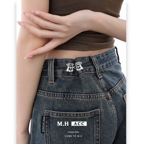 Poker pants waist tightening jeans waist tightening gadget new fixed cap pants waist large waist adjustment waist small waist button 