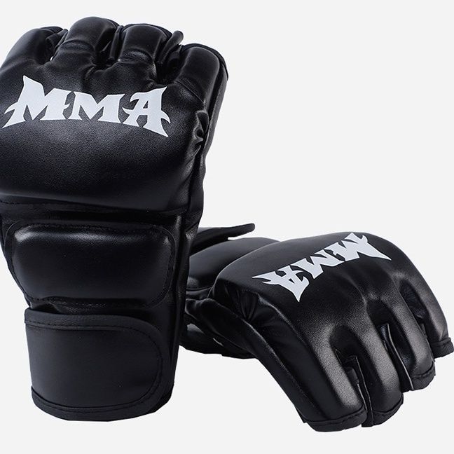 Adult 2025 New Boxing Gloves Sanda Muay Thai Tiger Claw Half Finger Ufc Fighting Mma Gloves