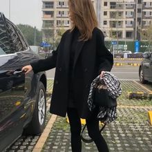 大码女装小香风冬季韩版宽松休闲中长款外套高级感小个子宽松显瘦