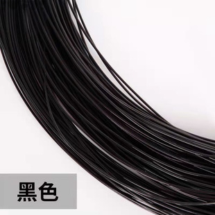 Promotional Hand-Woven Rattan Rattan Repair Material Imitation Rattan Blue Round Leather Woven Hand Basket Direct Sale