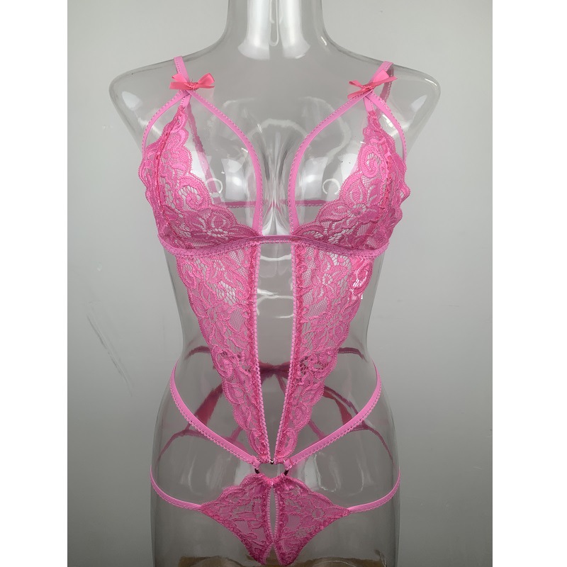 Europa y América ins AliExpress comercio exterior sexy perspectiva mono mujer seductora sexy lencería sexy gran arco hebilla en forma de corazón