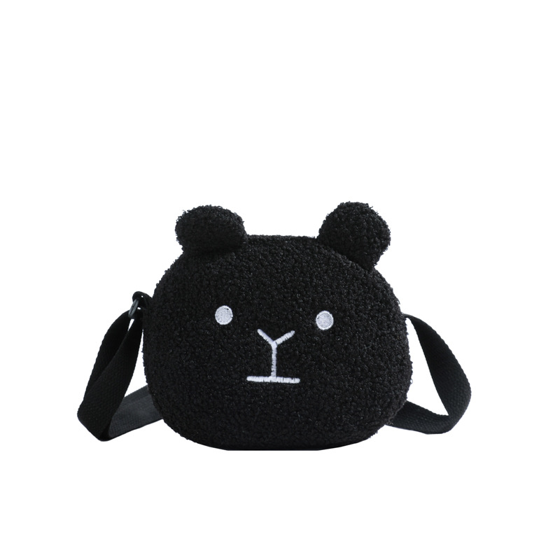 Hermosa y linda bolsa de hombro para niños y niñas, mini bolsa de cambio para bebés, perros, 2025 nuevo bolso de peluche para niños