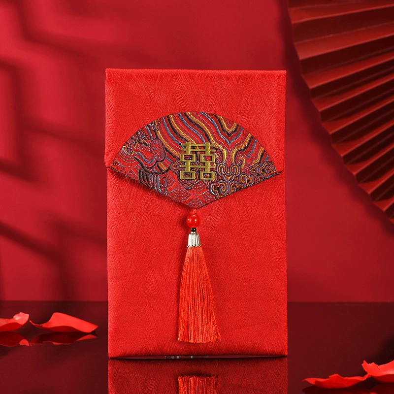 Wedding red envelope wedding new Chinese retro creative personality red envelope red envelopes red envelope bag is a sealing 10,000 yuan to wholesale