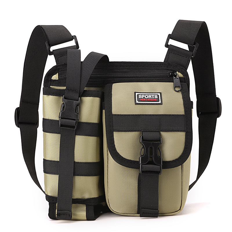 2024 nuevo bolso de pecho de mensajero de un solo hombro transfronterizo multifunción portátil turismo al aire libre deporte botella fabricante de bolsas al por mayor
