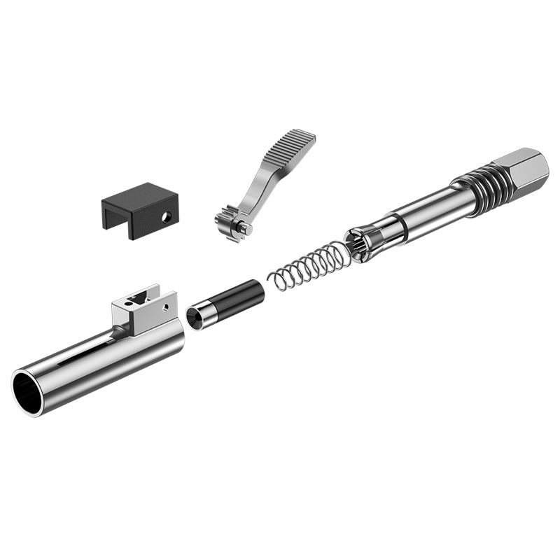 Pistola de grasa boquilla cerradura abrazadera tipo boquilla de inyección de aceite de alta presión tipo tornillo doble mango manual eléctrico neumático máquina de mantequilla accesorios de autobloqueo