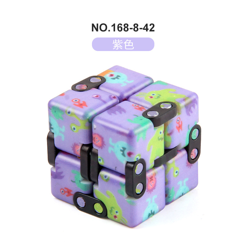 Descompresión de Halloween ilimitado Cubo de Rubik Navidad descompresión nuevo juguete exótico bolsillo Flip de segunda orden de Rubik's Cube transfronteriza