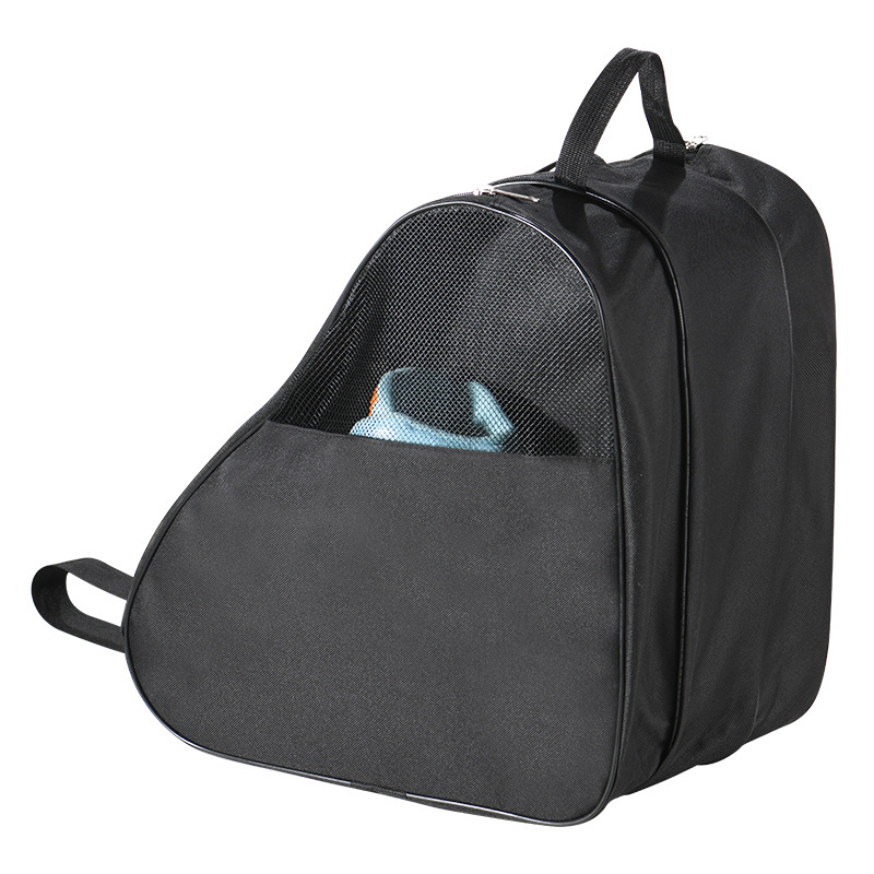 Bolsa de patinaje sobre ruedas al por mayor bolsa de tres capas mochila de hombro bolsa de almacenamiento especial patinaje patines bolso bolsa de zapatos