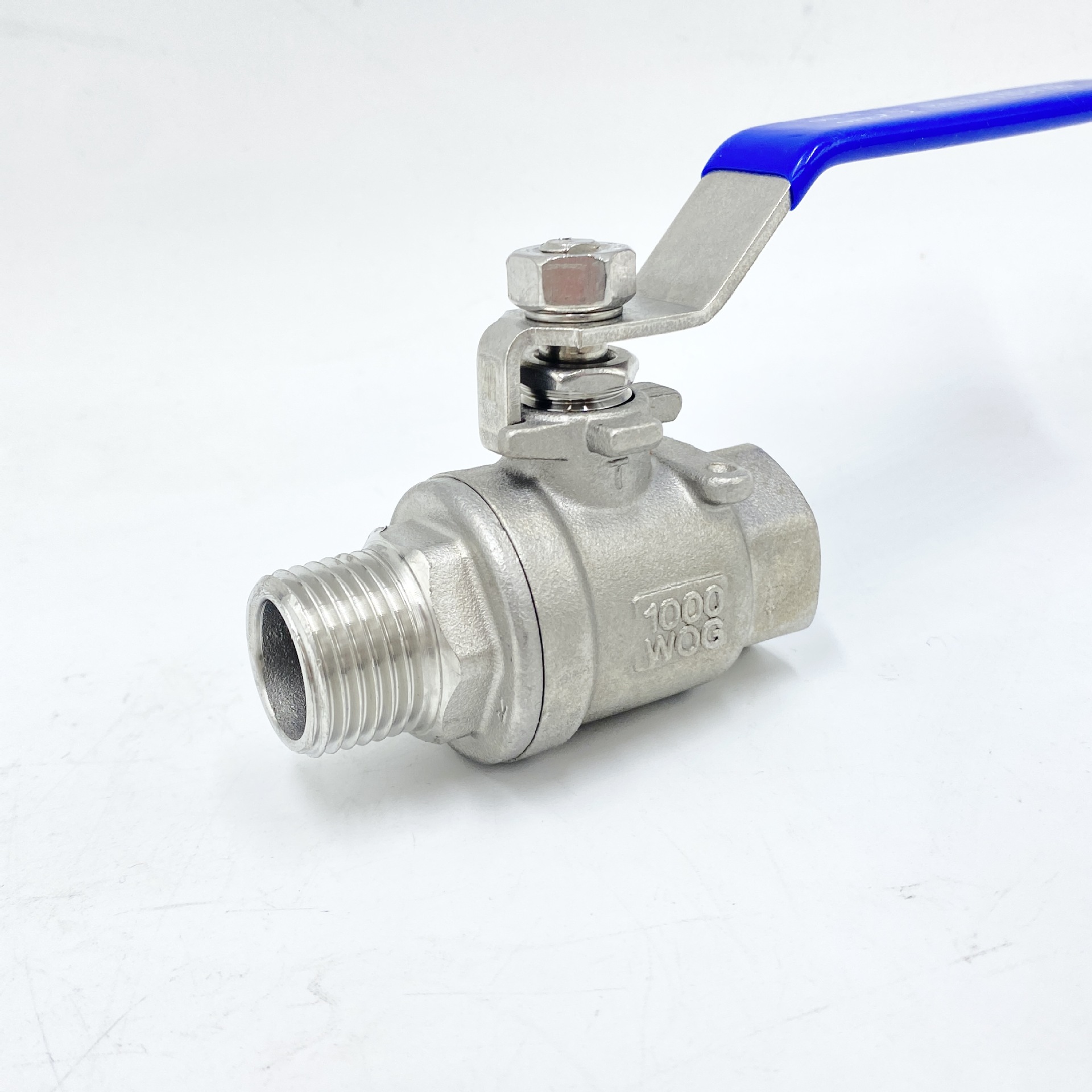 热销304内外丝球阀不锈钢两片式全通径大流量水阀门开关2分3分4分