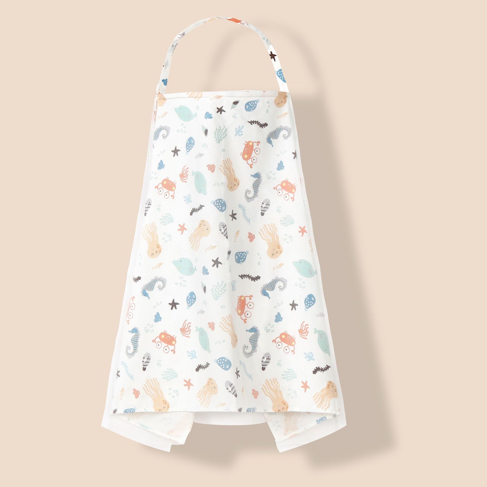 Toalla de Enfermería de algodón Toalla de enfermería para la primavera, el verano y el otoño de ropa de enfermería cubierta de la toalla cubierta de La Herradura