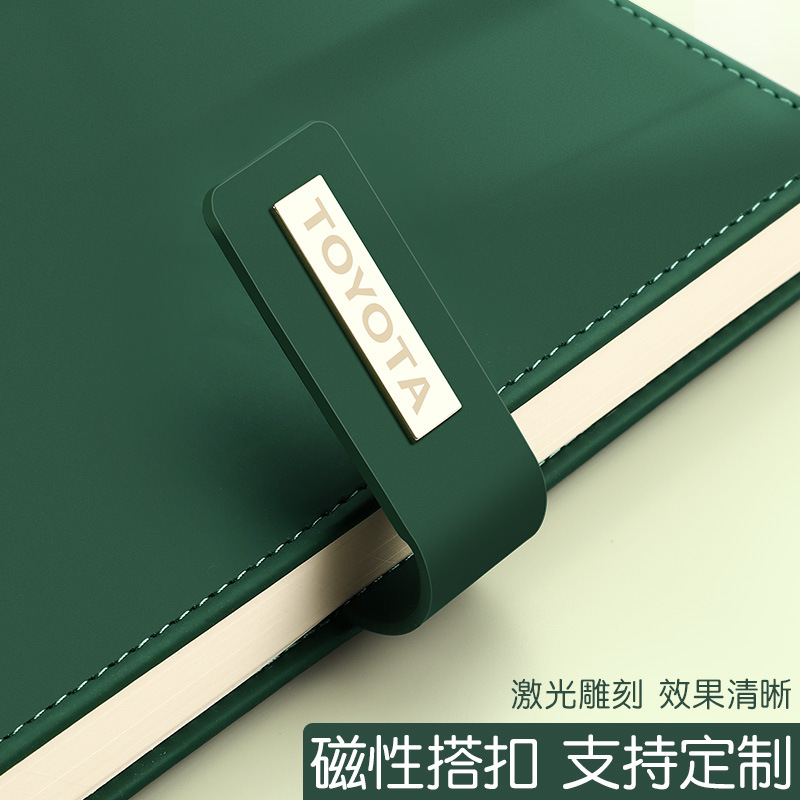 Cuaderno de negocios caja de regalo traje en stock de gama alta a5 registro de reunión de oficina notebook actividad regalo personalización