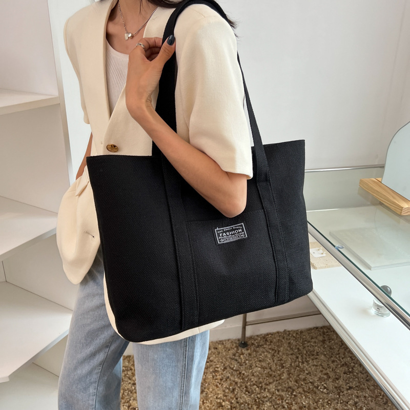 Women's Shoulder Tote Bag, Student Bag, Trendy and Fashionable Portable Shopping Bag, Large Capacity, Simple Outing Storage Bag Women's Shoulder Tote Bag, Student Bag, Trendy and Fashionable Portable Shopping Bag, Large Capacity, Simple Outing Storage Bag