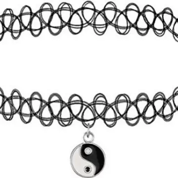 欧美亚马逊choker鱼线锁骨链颈链哥特风项链项圈