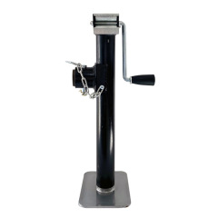 Hand cranked trailer jack towing RV parking support leg semi-trailer support leg yacht flat bracket 5-ton square tube