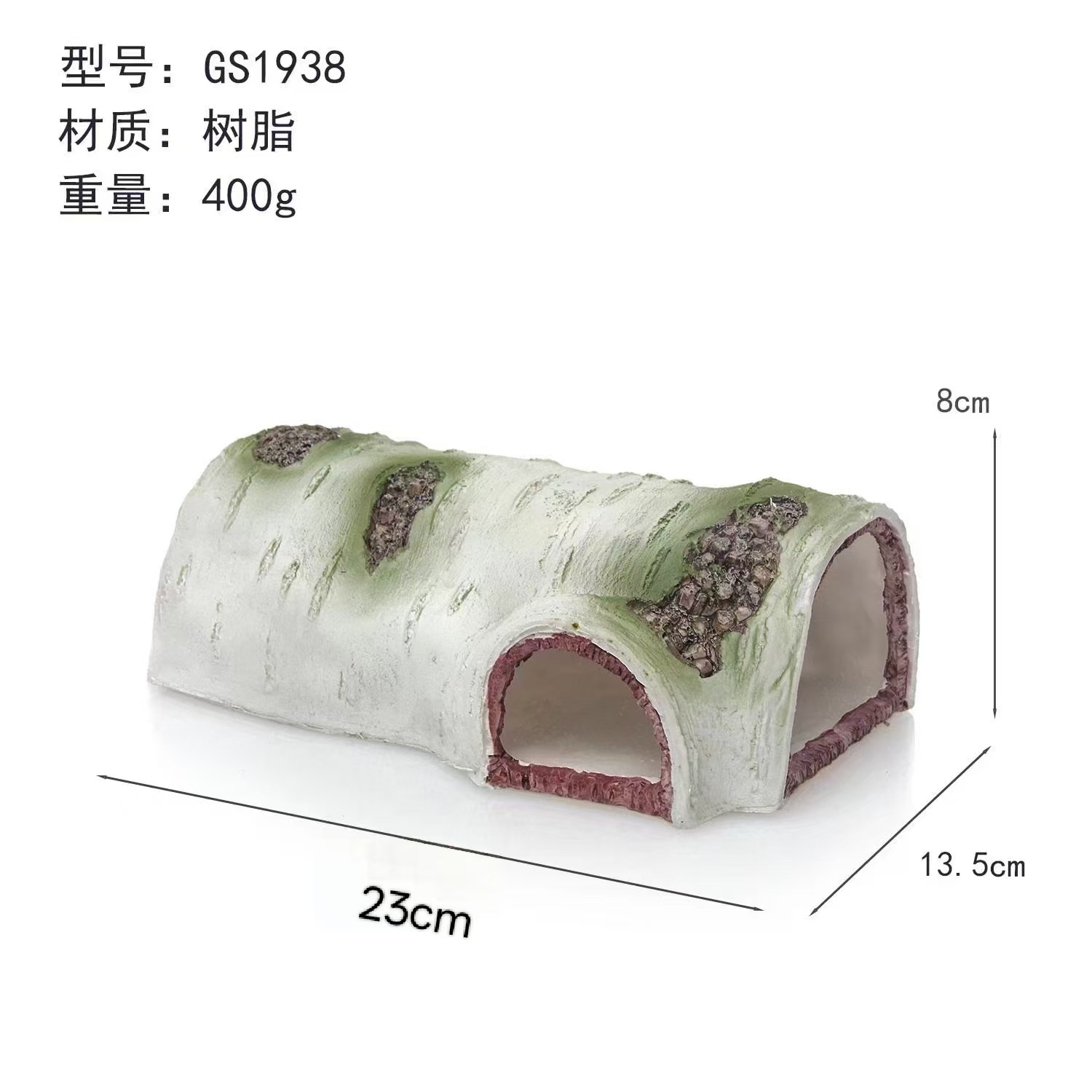 Cueva para reptiles, plataforma para tomar el sol para tortugas, plataforma de escalada para arañas y reptiles, caja para lagartos, geckos y reptiles.