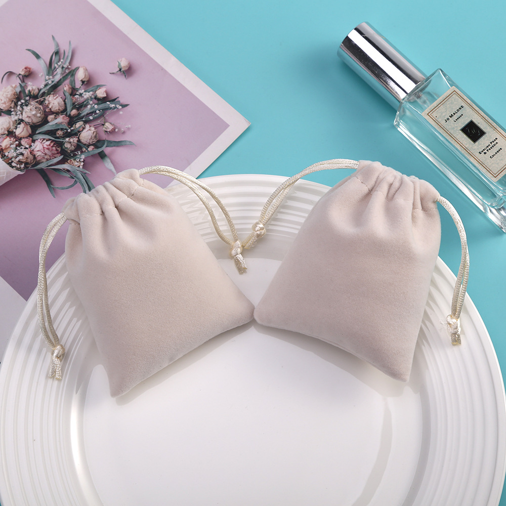 厂家批发绒布束口袋定做礼品收纳袋定制印logo珠宝首饰包装抽绳袋