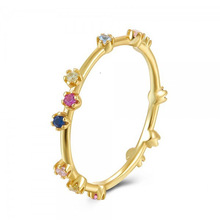�羳�p��INS�r���OӋ��18k��Ů��ָ��ɫ�ʯ�ٴ�ʳָ���~β��ָ�h