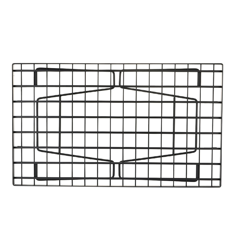 Portable Folding Iron Wire Mesh BBQ Table 2
